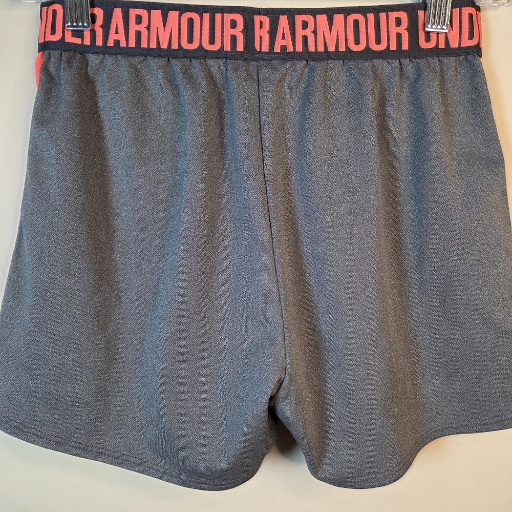 Under Armour Women's Athletic Shorts in Gray and Redv Size Xs - Picture 5 of 7